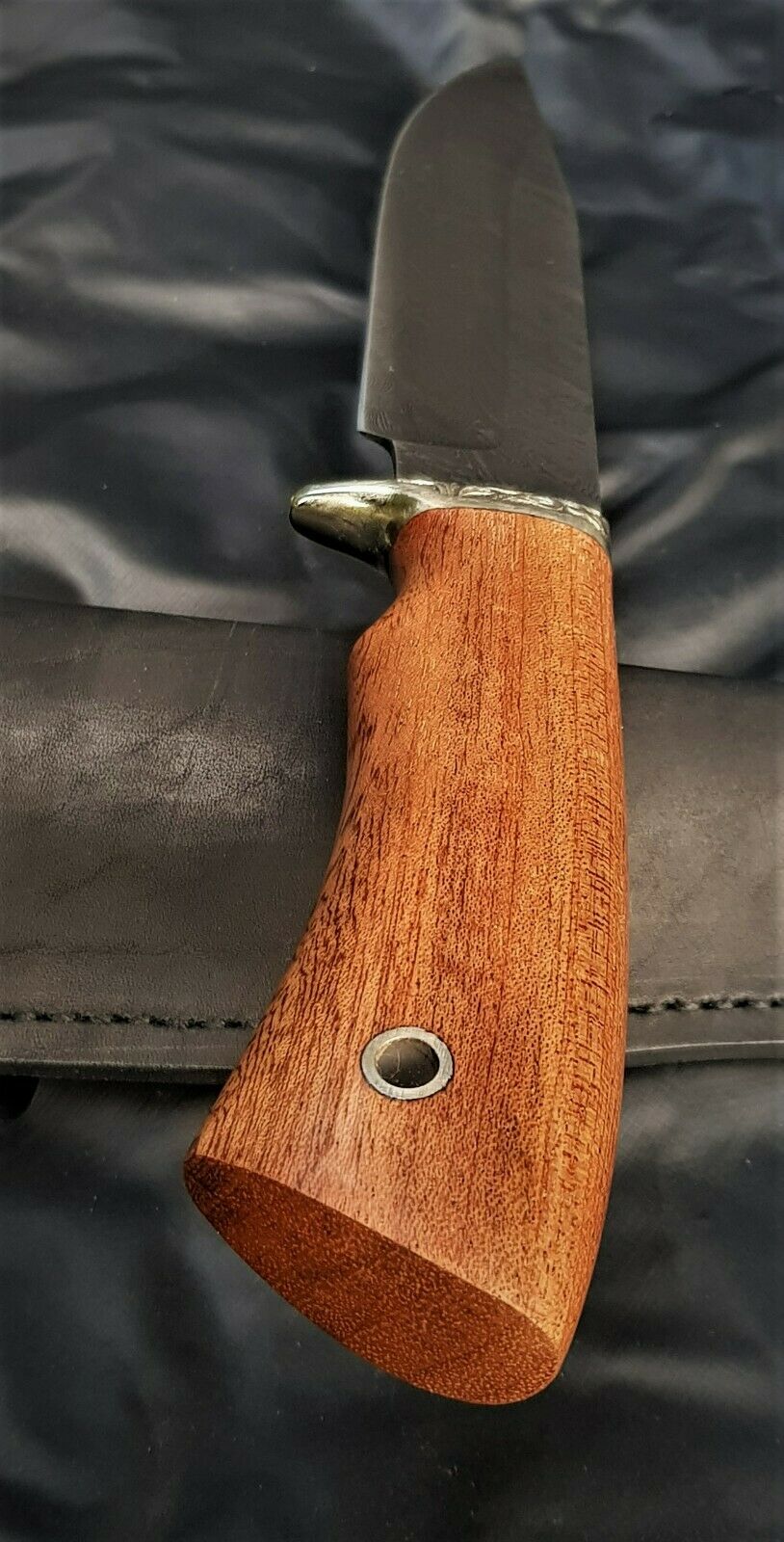 A.Marushin  Outdoor Jagd Messer Damaszener Stahl  Handarbeit