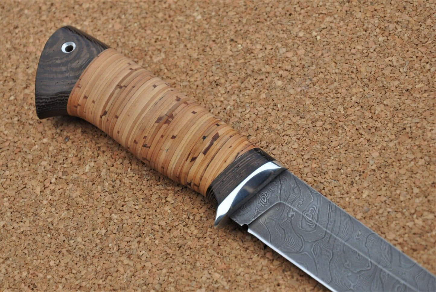 Damaszener Stahl Outdoor Jagdmesser Nazarov Knives