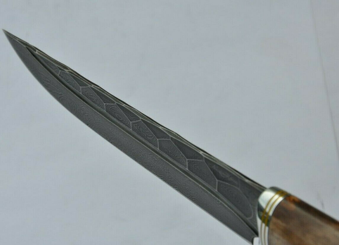 Nazarov Knives Damaszener Stahl Outdoor Jagdmesser