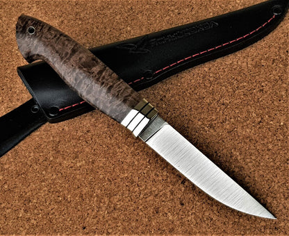 H12MF Stahl Outdoor Jagd Messer Yasniy Sokol Russland Handarbeit HRC 61 Соболь