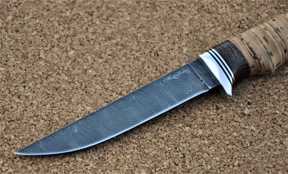 Damaszener Stahl Outdoor Jagdmesser Nazarov Knives