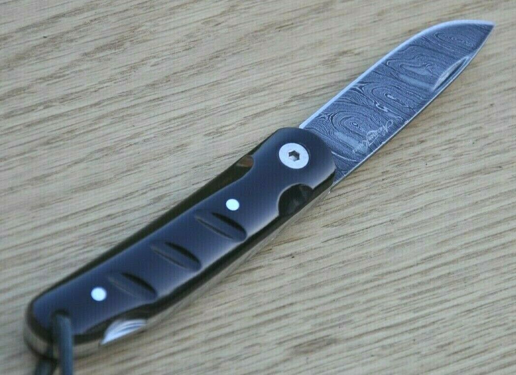 Nazarov Knives Russland Damast Stahl Outdoor Чибис Klappmesser Handarbeit HRC 62