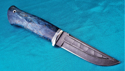 Jagdmesser Damaszener Stahl Nazarov Knives Handarbeit