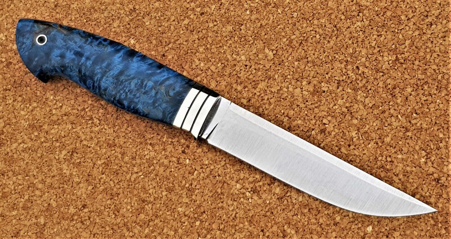 H12MF Stahl Outdoor Jagd Messer Yasniy Sokol Russland Handarbeit HRC 61 Волк