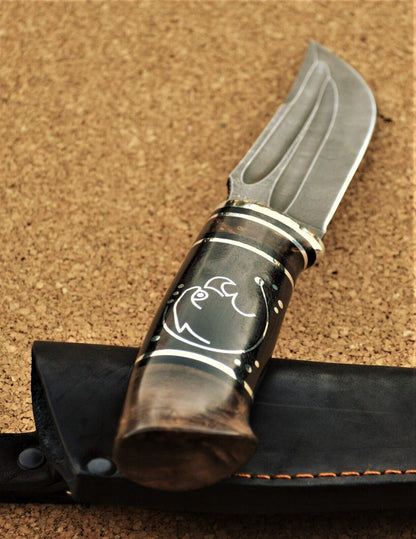 Damaszener Stahl Outdoor Jagdmesser Nazarov Knives