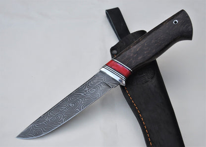 Damaszener Stahl Damast Outdoor JagdMesser Nazarov Knives Handarbeit HRC62 Вепрь