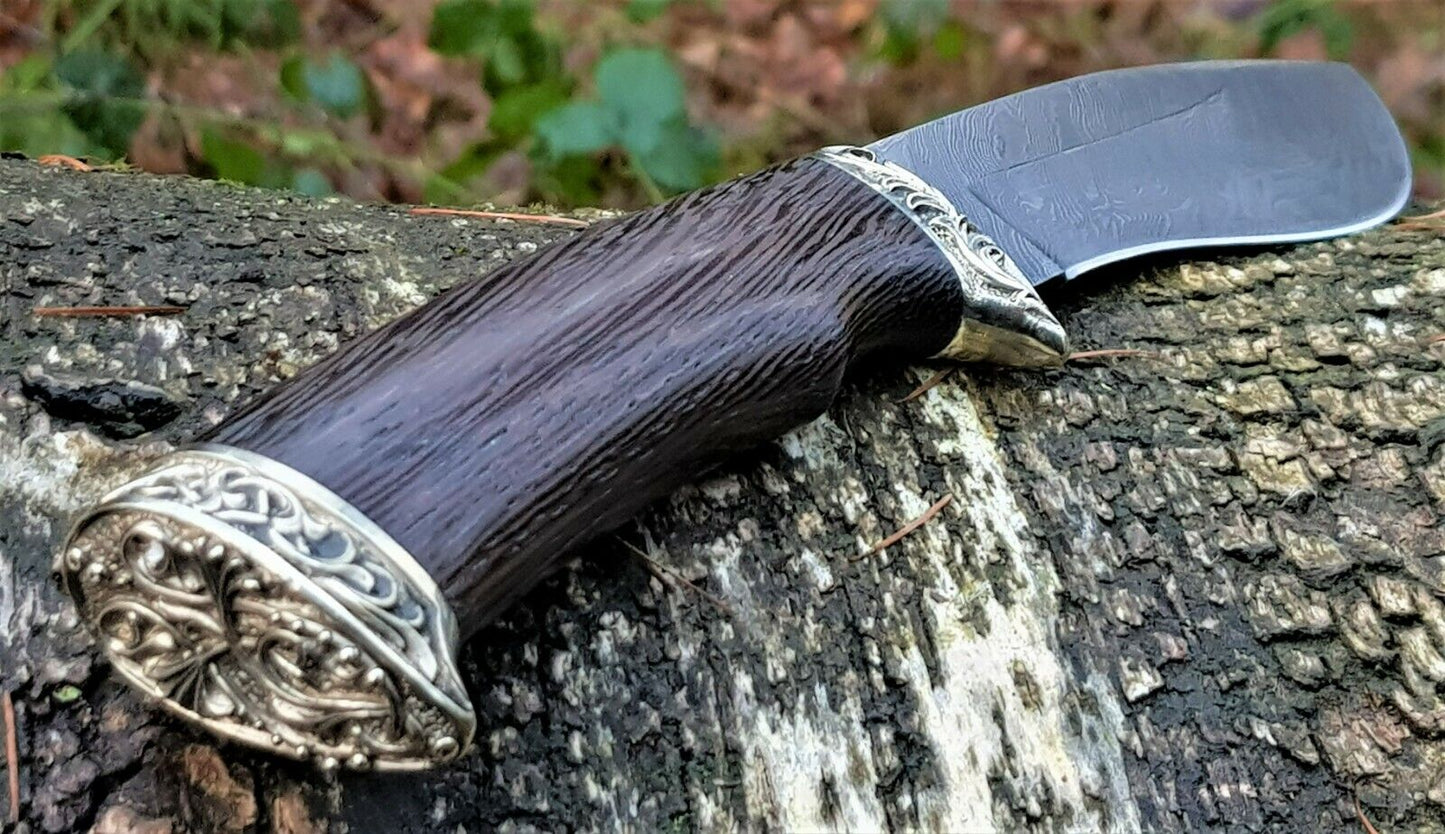 A.Marushin Outdoor Jagdmesser Damaszener Stahl  Handarbeit