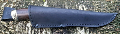 A.Marushin Russland Outdoor Jagdmesser Damaszener Stahl Handarbeit