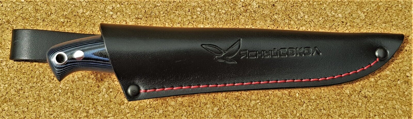 H12MF  Full Tang Outdoor Jagd Messer  Yasniy Sokol Handarbeit HRC61 Акулёнок