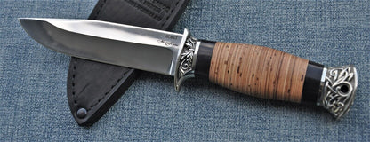 Elmax ROSTFREI OutdoorJagdMesser Nazarov Knives Russland Handarbeit HRC62 Лидер