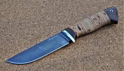 Damaszener Stahl Outdoor Jagd Messer Nazarov Knives Handarbeit HRC 62 Крот