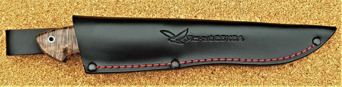 H12MF Stahl Outdoor Jagd Messer  Yasniy Sokol Russland Handarbeit HRC 61 Сапсан