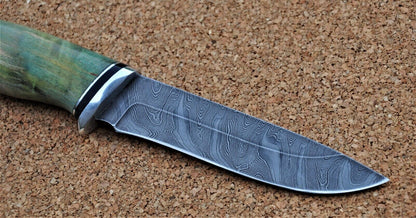 Damaszener Stahl Outdoor Jagd Damast Messer Nazarov Knives  Handarbeit HRC62