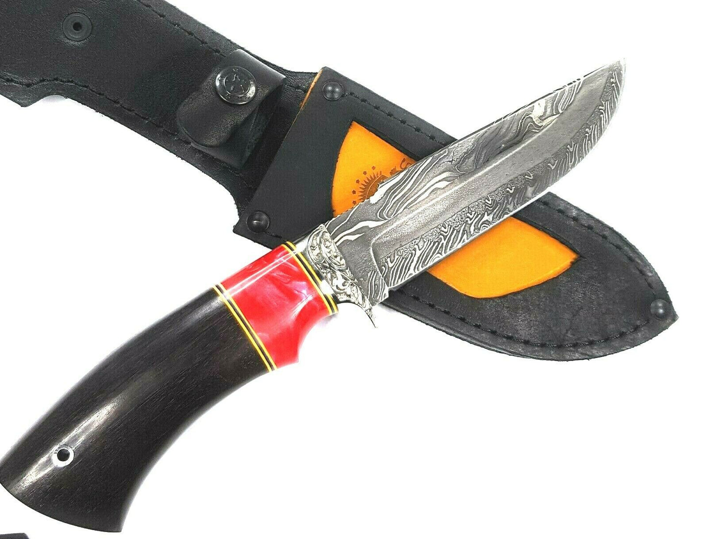 Nazarov Knives  Damaszener Stahl Mosaikdamast Outdoor Jagdmesser