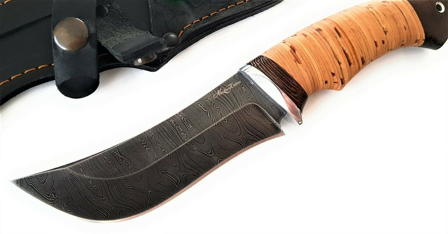 Nazarov Knives Damaszener Stahl Outdoor Jagdmesser