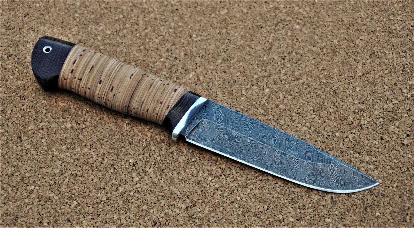 Damaszener Stahl Outdoor Jagd Messer Nazarov Knives Handarbeit HRC62 Кабан