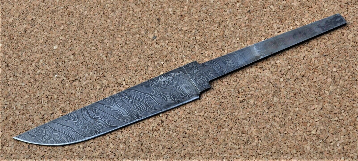 Exklusive DamastKlinge Rohling Messer Nazarov Knives HRC62 Handarbeit Засапожный