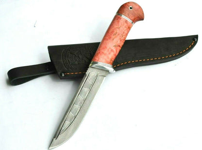 Nazarov Knives Damaszener Stahl Outdoor Jagdmesser