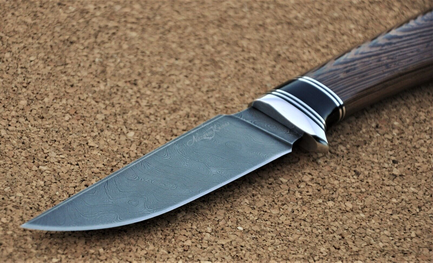 Damaszener Stahl Outdoor Jagdmesser Nazarov Knives  Handarbeit