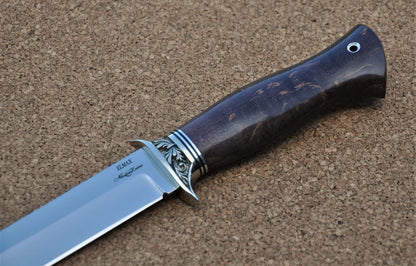 Elmax ROSTFREI OutdoorMesser Nazarov Knives Russland Handarbeit HRC62 Лидер