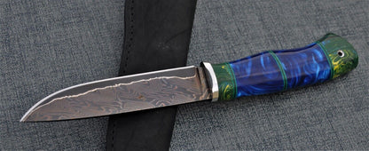 Nazarov Knives Russland san mai DamastStahl JagdMesser Handarbeit HRC62 Ягуар