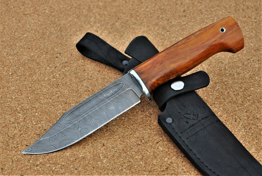 Damaszener Stahl Outdoor Damast Messer Nazarov Knives  Handarbeit HRC62  Дельфин