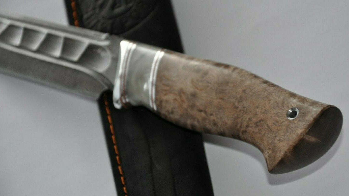 Nazarov Knives Damaszener Stahl Outdoor Jagdmesser