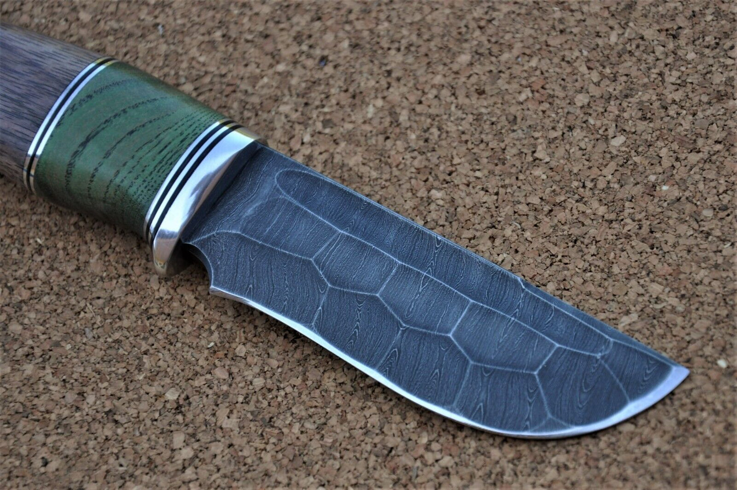 Damaszener Stahl Outdoor Jagd Damast Messer Nazarov Knives  Handarbeit HRC62