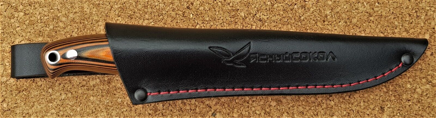 H12MF  Full Tang Outdoor Jagd Messer  Yasniy Sokol Handarbeit HRC61 Акулёнок