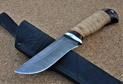 Damaszener Stahl Outdoor Jagd Messer Nazarov Knives Handarbeit HRC62 Бекас