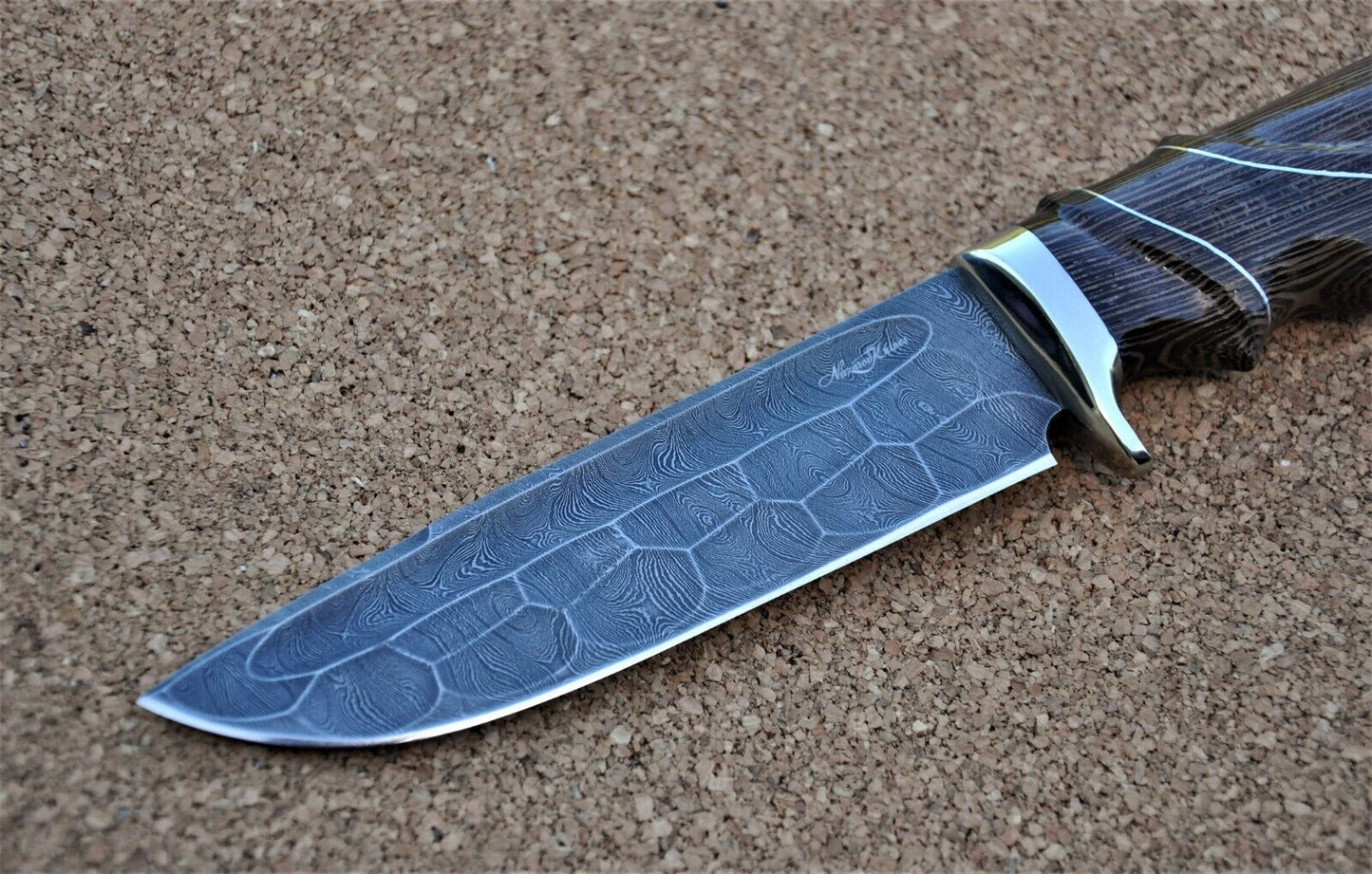 Damaszener Stahl Outdoor Jagd Messer Nazarov Knives Handarbeit HRC62 Барракуда