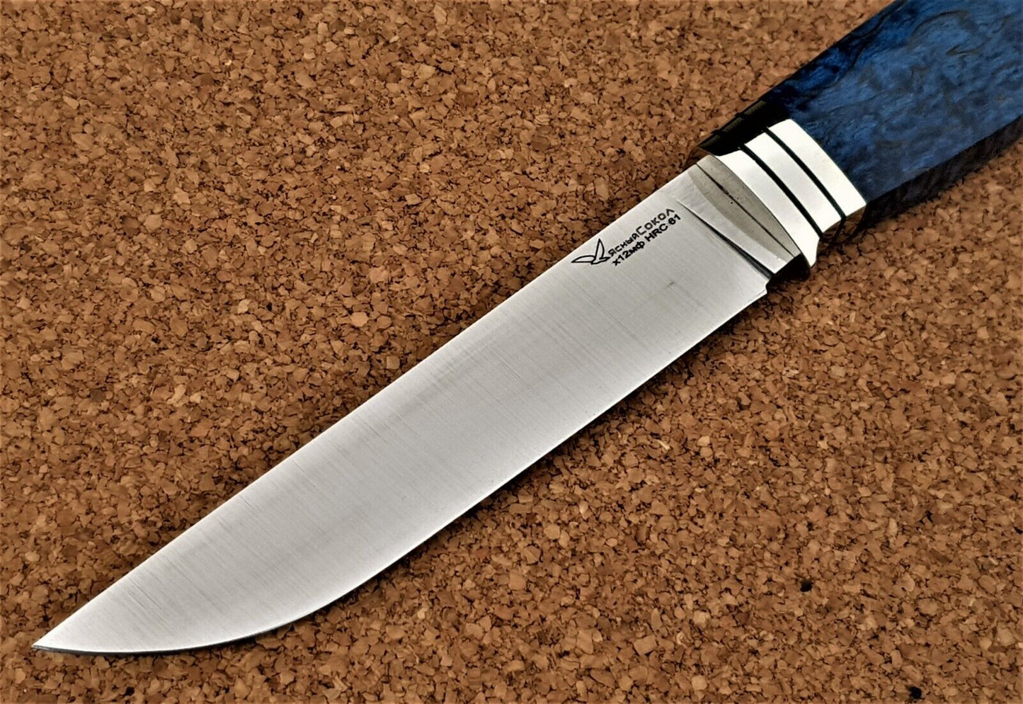 H12MF Stahl Outdoor Jagd Messer  Yasniy Sokol Russland Handarbeit HRC 61 Каракал