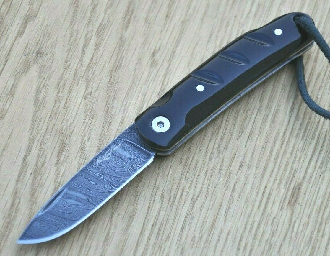 Nazarov Knives Russland Damast Stahl Outdoor Чибис Klappmesser Handarbeit HRC 62