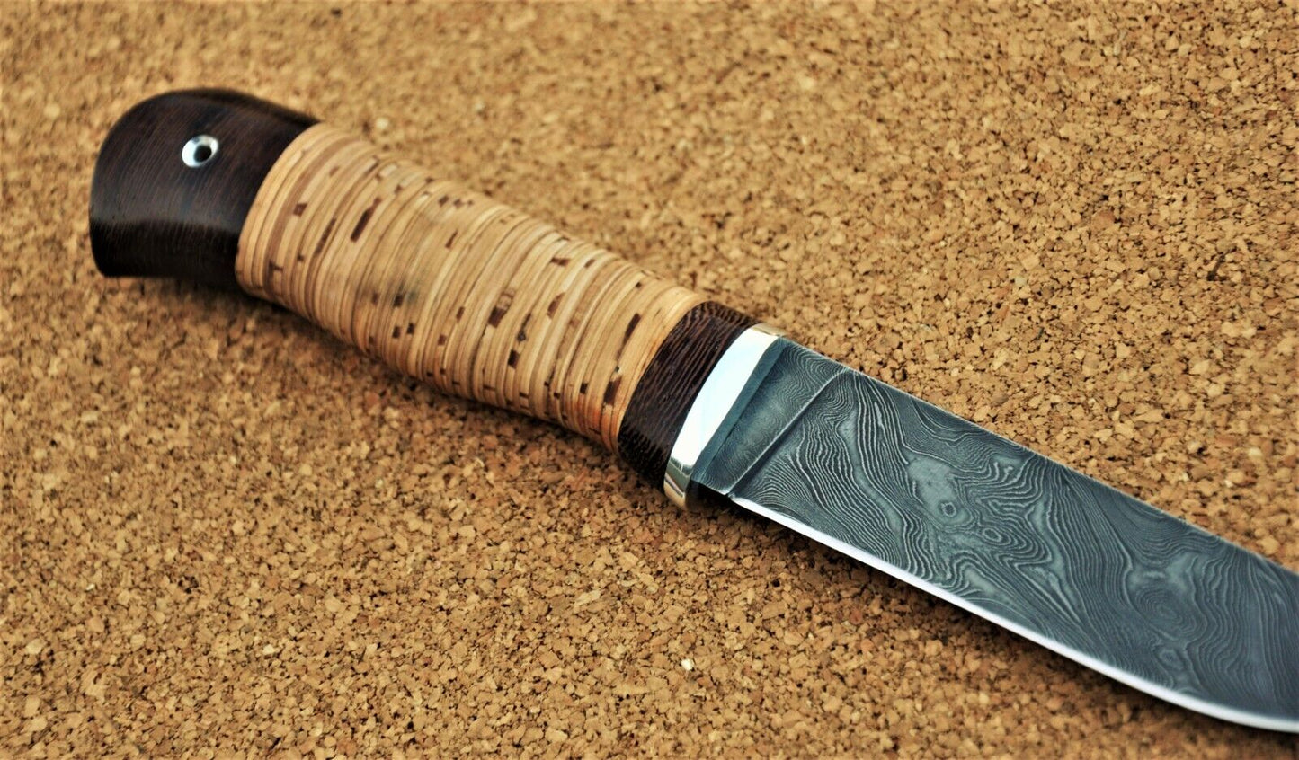 Damaszener Stahl Outdoor Jagdmesser Nazarov Knives