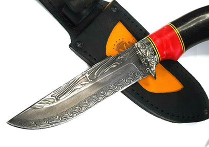 Nazarov Knives  Damaszener Stahl Mosaikdamast Outdoor Jagdmesser