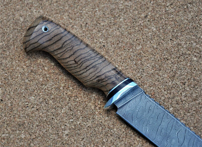 Damaszener Stahl Outdoor Jagd Messer Nazarov Knives Handarbeit HRC62 Барракуда