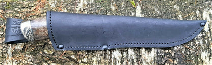 A.Marushin Outdoormesser Damaszener Stahl Handarbeit