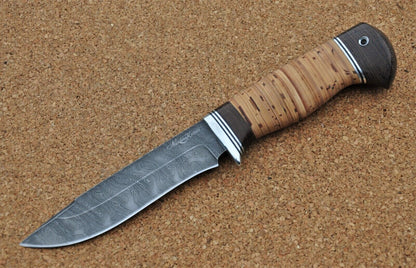 Damaszener Stahl Outdoor Jagdmesser Nazarov Knives  Handarbeit