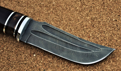 Damaszener Stahl Outdoor Jagdmesser Nazarov Knives