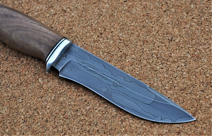 Damaszener Stahl Outdoor Jagd Damast Messer Nazarov Knives  Handarbeit HRC62