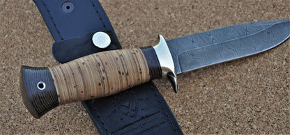 Damaszener Stahl Outdoor Jagdmesser Nazarov Knives