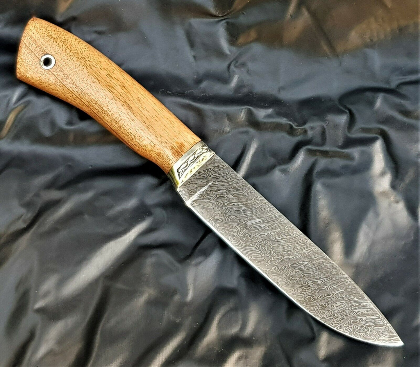 A.Marushin Outdoor Jagdmesser Damaszener Stahl Handarbeit