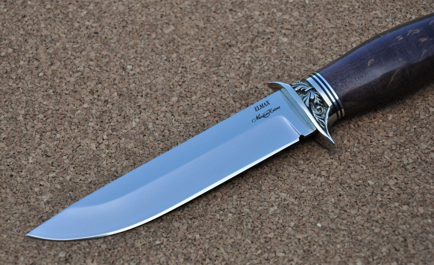 Elmax ROSTFREI OutdoorMesser Nazarov Knives Russland Handarbeit HRC62 Лидер