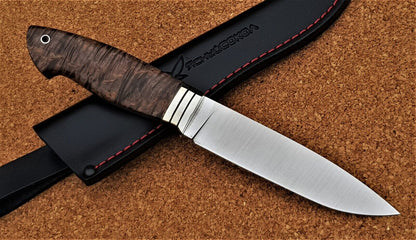 H12MF Stahl Outdoor Jagd Messer  Yasniy Sokol Russland Handarbeit HRC 61 Сапсан