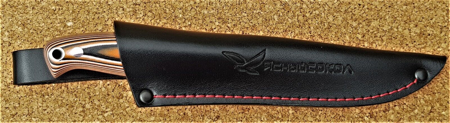 H12MF  Full Tang Outdoor Jagd Messer  Yasniy Sokol Handarbeit HRC61 Акулёнок