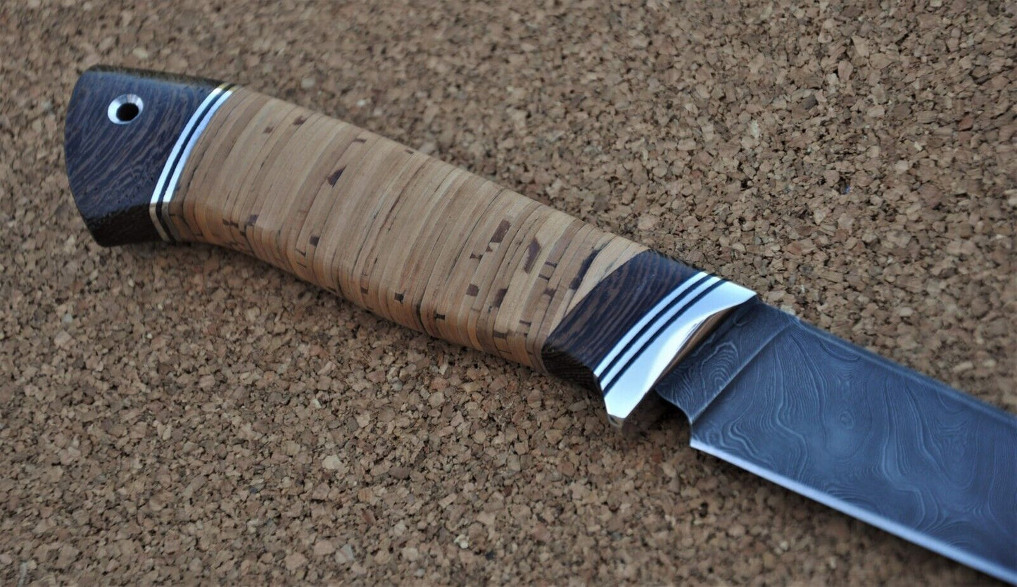 Damaszener Stahl Outdoor Jagdmesser Nazarov Knives