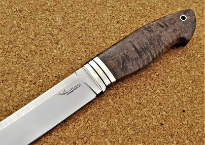 H12MF Stahl Outdoor Jagd Messer Yasniy Sokol Russland Handarbeit HRC 61 Ястреб