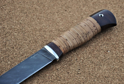 Damaszener Stahl Outdoor Jagdmesser Nazarov Knives