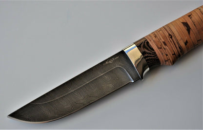 Nazarov Knives  Damaszener Stahl Outdoor Jagdmesser