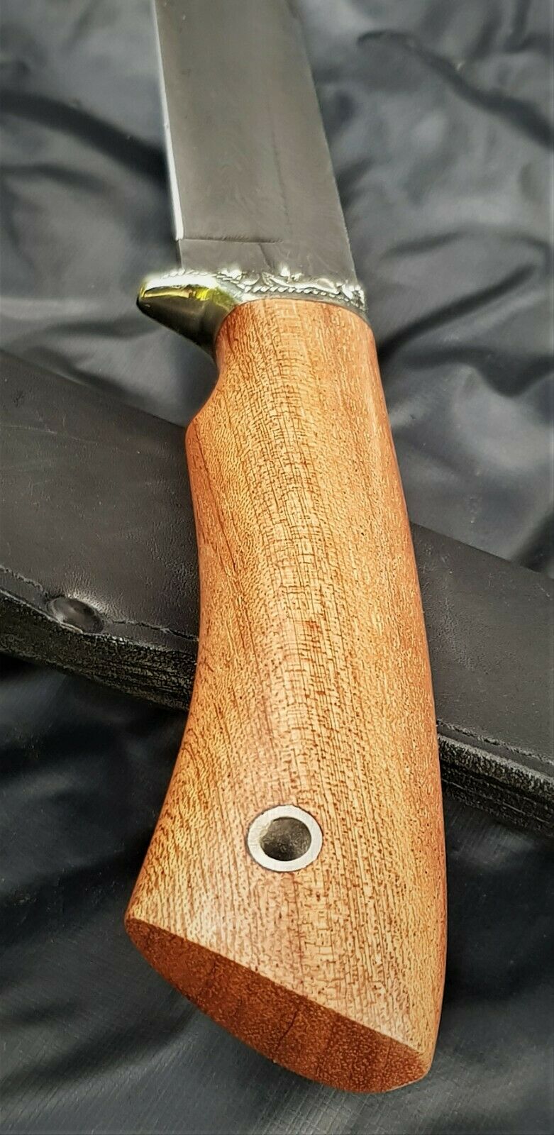 A.Marushin  Outdoor Jagdmesser Damaszener Stahl  Handarbeit